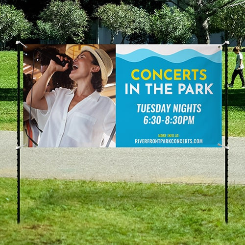 Double-Sided Banner Two Sided Outdoor Vinyl Sign