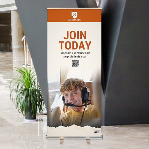 Custom Retractable Banners (33"x78")