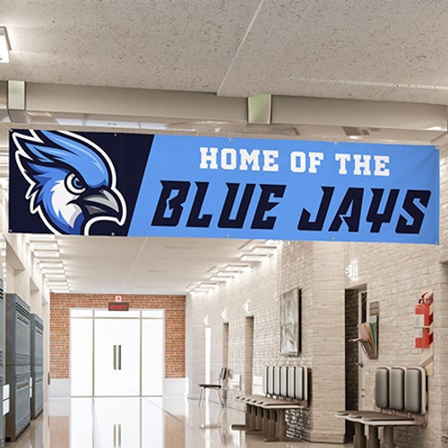 13oz Standard Vinyl Banners in a School