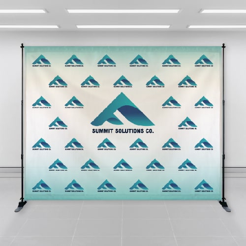 step and repeat vinyl banner