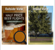 Window Signs Offer Flexibility in Any Environment